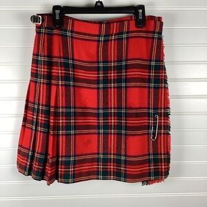 Dans of Scotland 100% pure New Wool Made in Scotland Tartan Kilt girls 10